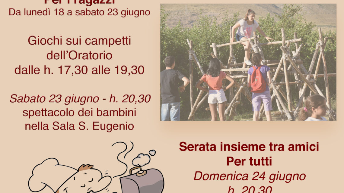 FESTA COMUNITA’ 2018
