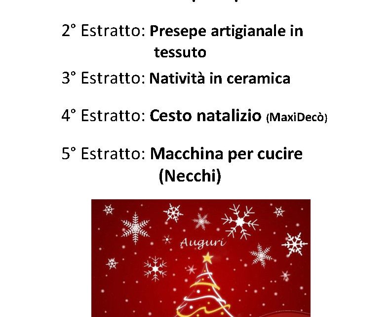 Lotteria Natale 2018