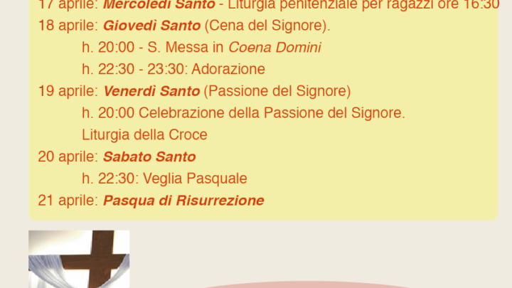 SETTIMANA SANTA 2019