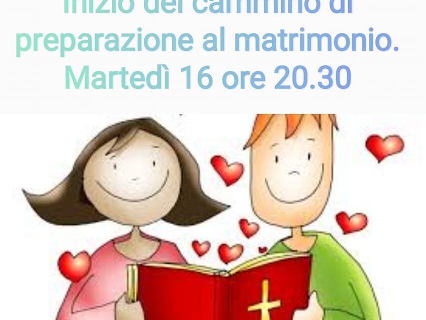 Inizio del cammino di preparazione al matrimonio 2021/2022