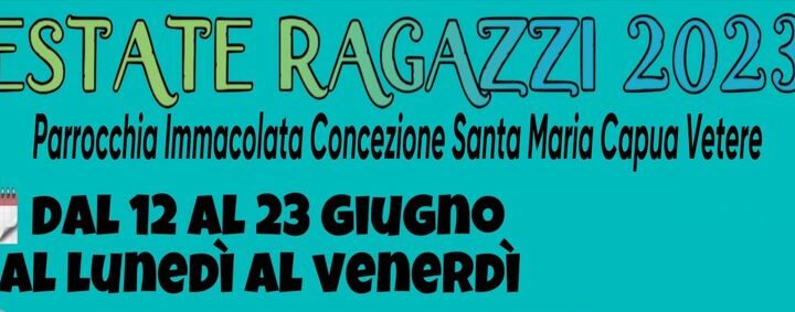 Estate ragazzi 2023