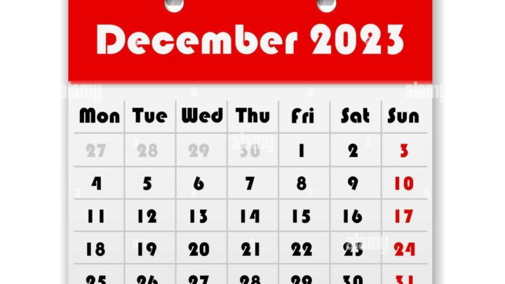 Calendario Liturgico-Pastorale Dicembre 2023
