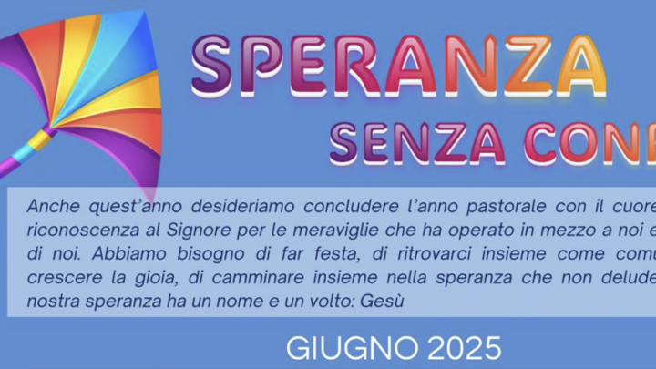 Festa della comunità parrocchiale 2025: speranza senza confini