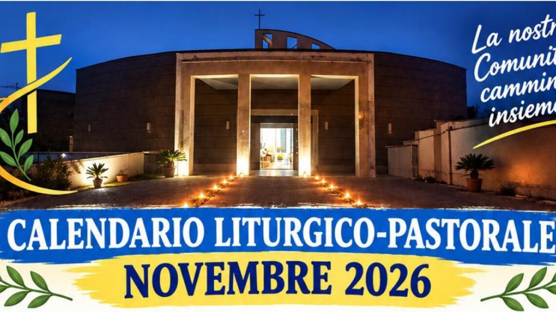 Calendario liturgico-pastorale novembre 2026